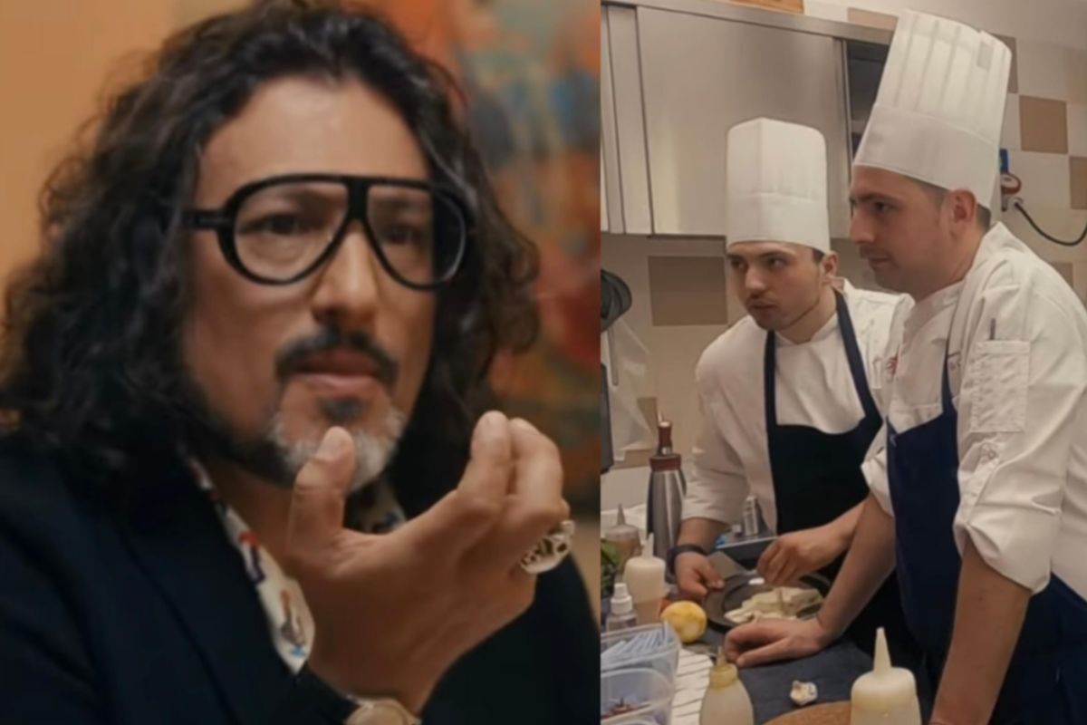 Collage di Borghese e due chef a 4 Ristoranti