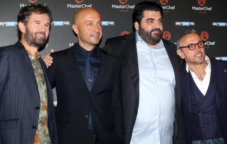Joe Bastianich, Carlo Cracco, Bruno Barbieri e Antonino Cannavacciuolo insieme