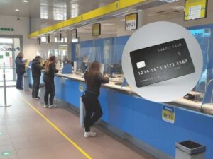 ufficio postale e carta di credito