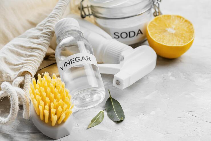 bicarbonato, limone e aceto