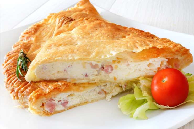 pezzi di torta salata