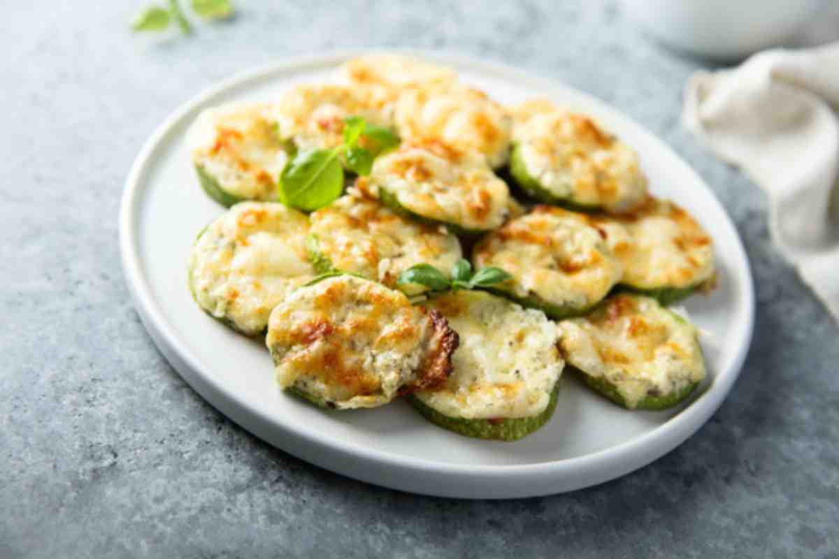 zucchine al forno con parmigiano