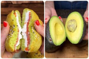 Avocado e focaccina