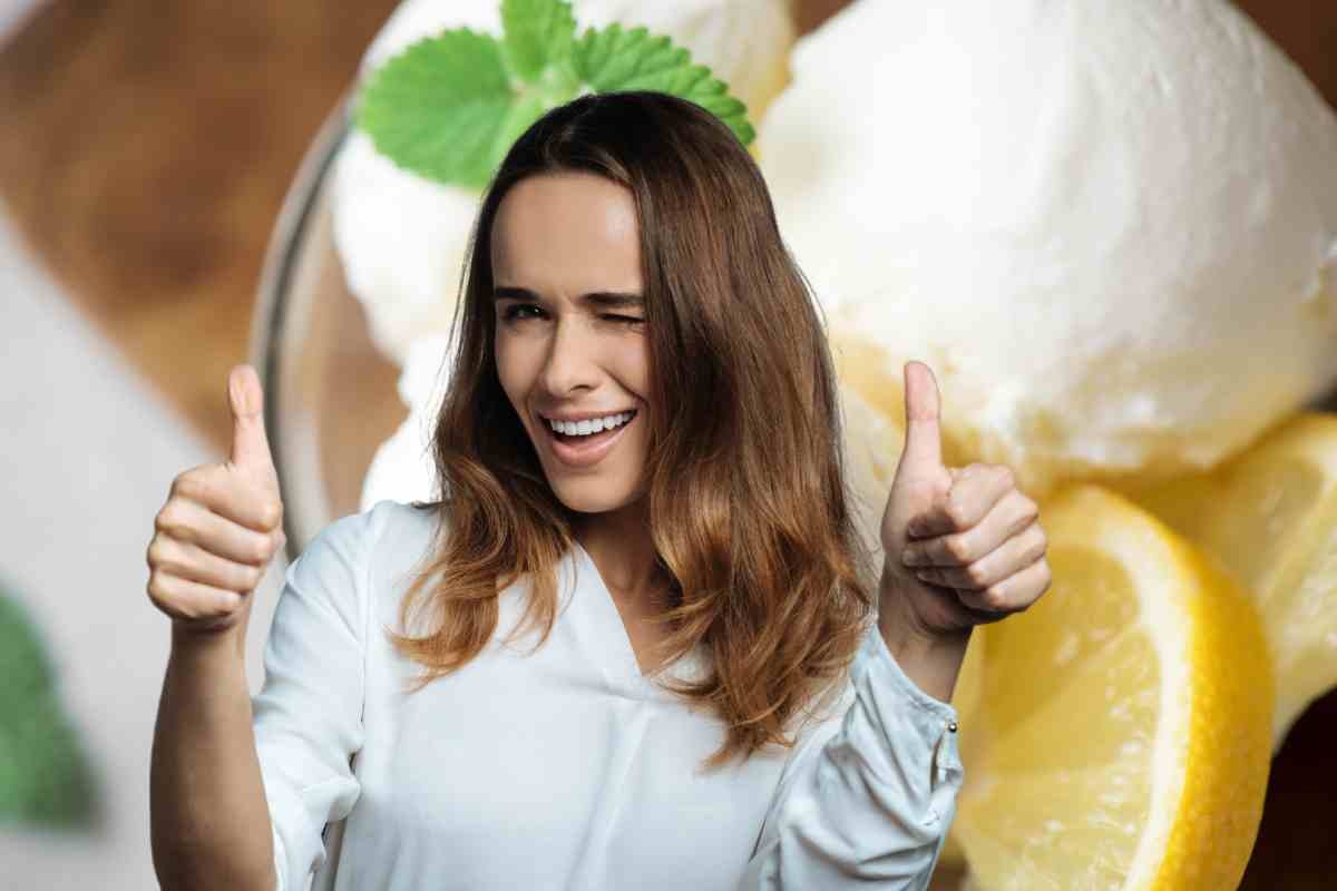 gelato al limone