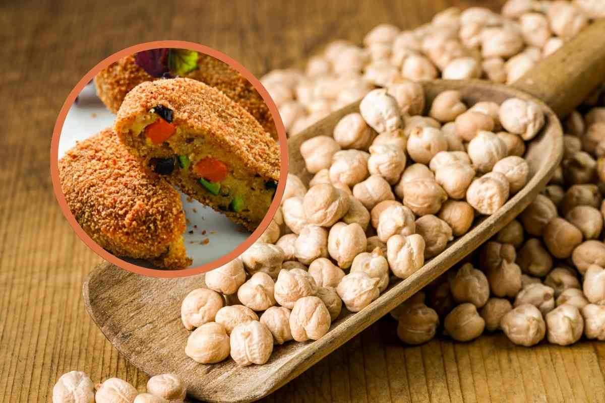 Con ceci e verdure prepari delle crocchette sfiziosissime: la salute intestinale è salva!