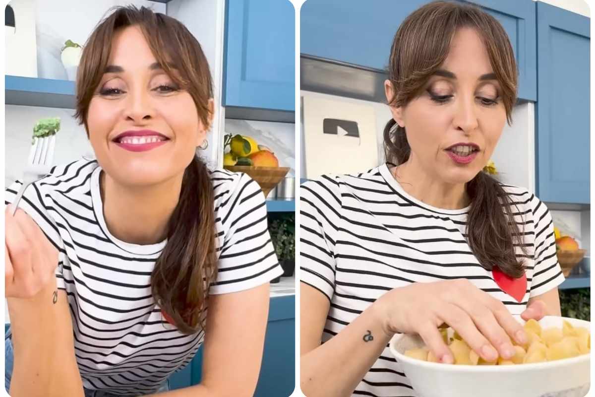 benedetta pardi con pasta