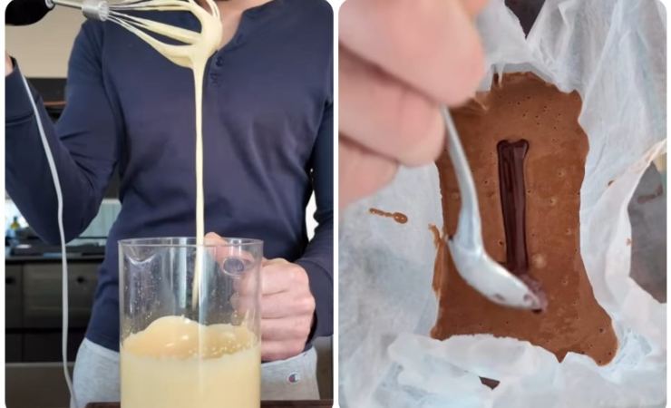 preparazione torta al cacao di valbuzzi