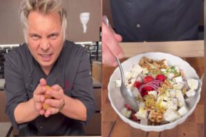 Collage di Andrea Mainardi e insalata mista