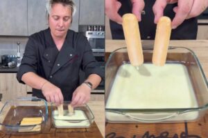 Andrea Mainardi prepara il tiramisù