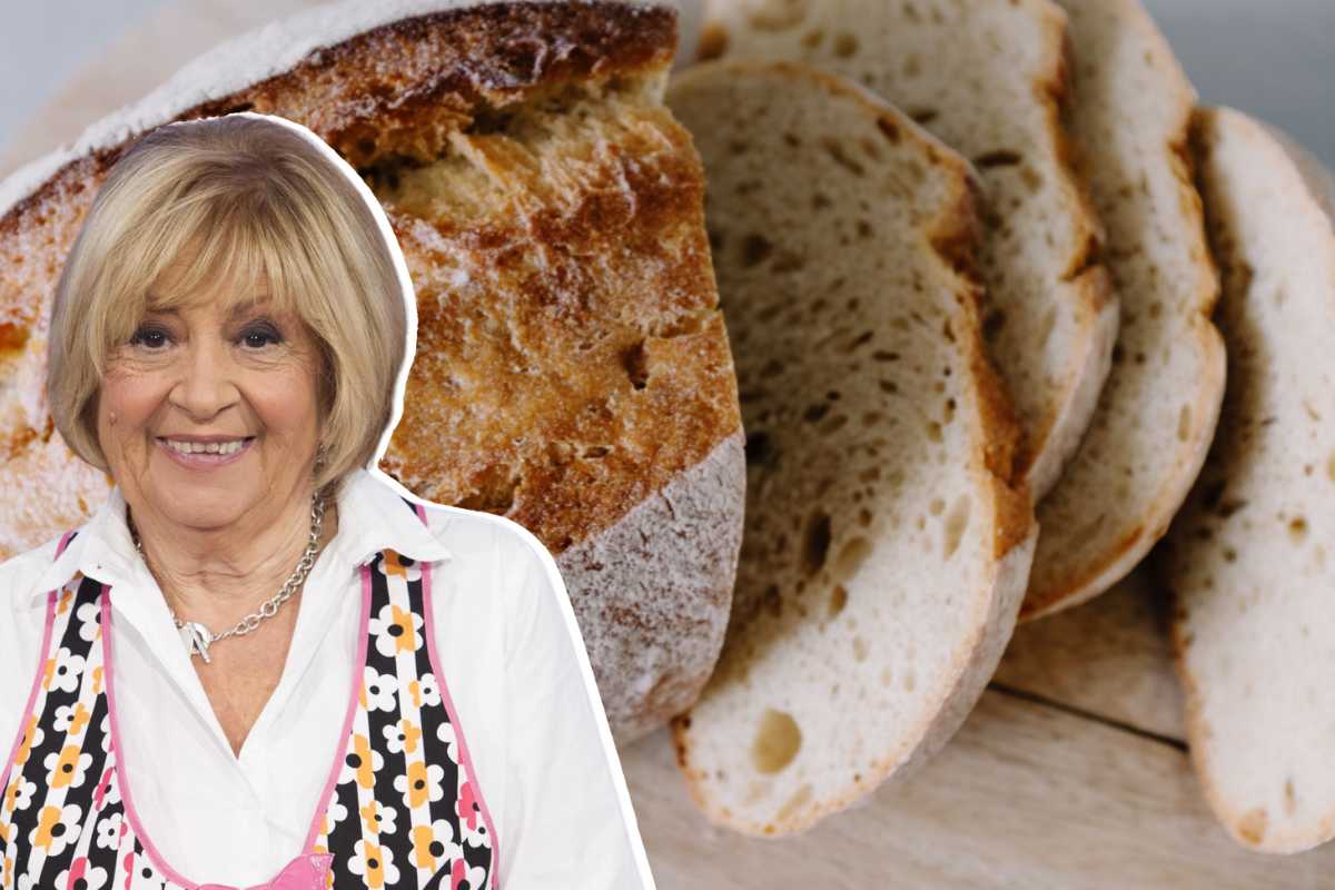 Anna Moroni e nello sfondo pane affettato