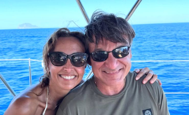 Benedetta Parodi e Fabio Caressa