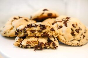 biscotti con gocce di cioccolato