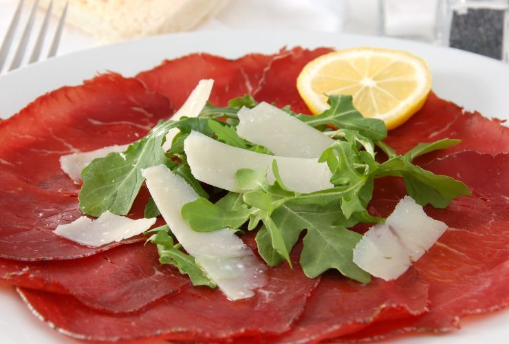 bresaola, rughetta e parmigiano