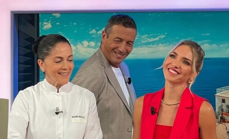 Rosanna Marziale, Alessandro Greco e Carolina Rey a Unomattina Estate
