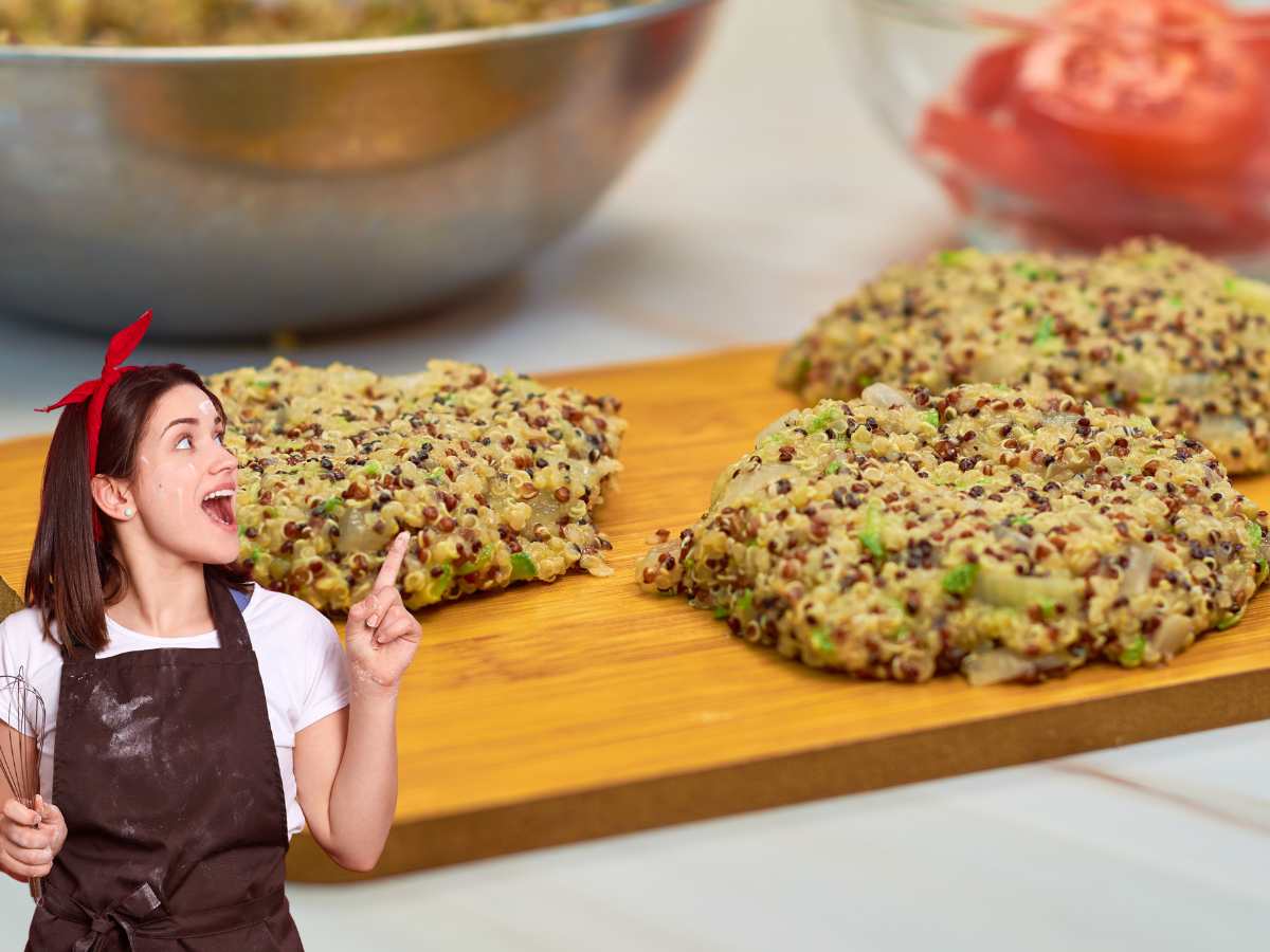 Hamburger di quinoa fatti in casa: la è ricetta semplice, mangi sano e stai una favola