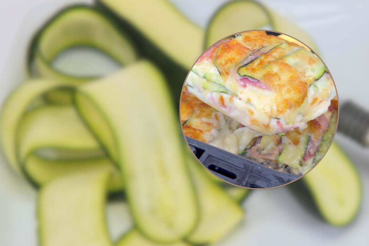 La lasagna io la faccio di zucchine e non sudo: metto tutto in friggitrice ad aria, pochi minuti e ho risolto