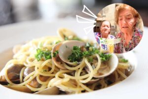 spaghetti alle vongole e nonne di altamura