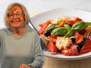 panzanella nel piatto e anna moroni