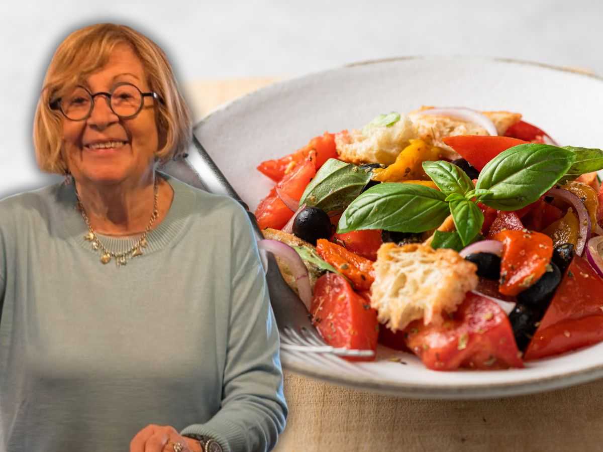 panzanella nel piatto e anna moroni