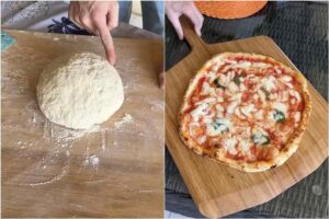 Una pizza verace napoletana fatta in casa dal canale YouTube Malatidipizza