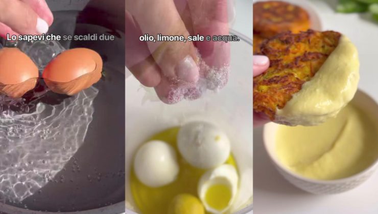 Preparazione della maionese fatta in casa