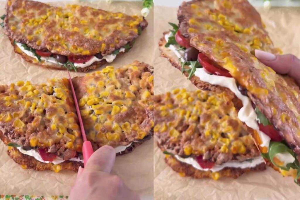 Sandwich di mais ripieno