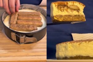 preparazione torta cheesecake