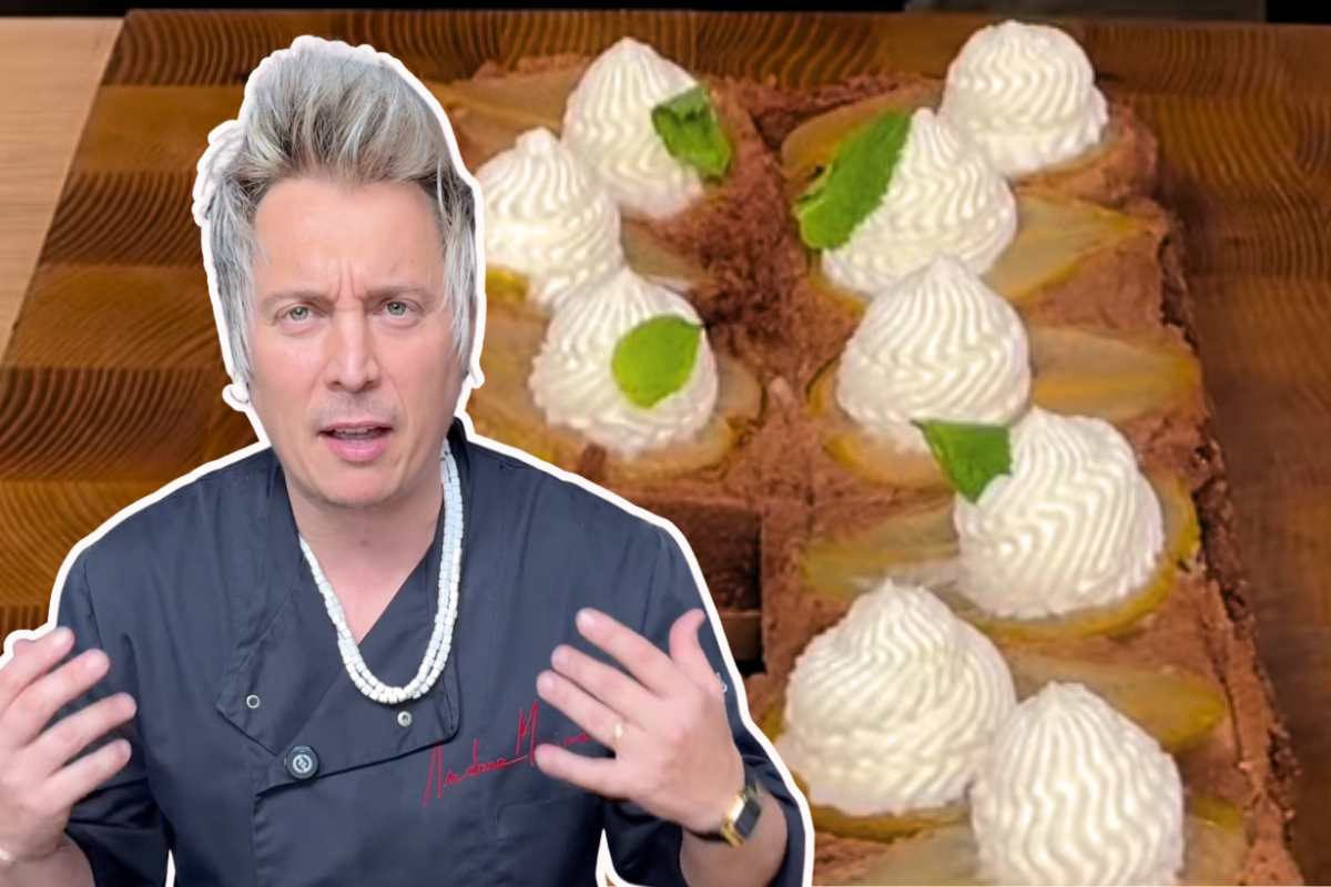 collage torta e chef mainardi