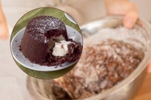 Tortino al cioccolato dal cuore freddo